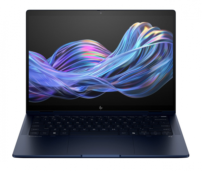 Laptop HP Elitebook X G1i Flip Hybrid (2-in-1), 14" WUXGA Touchscreen,  Intel® Core™ Ultra 7 268V pana la 5 GHz, 32 GB RAM LPDDR5x, 1 TB SSD, Windows 11 Pro, Atmospheric Blue [1]