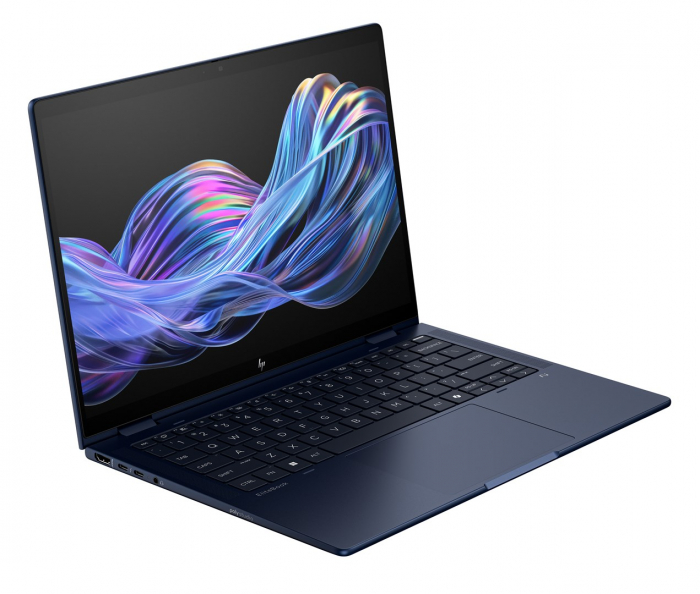 Laptop HP Elitebook X G1i Flip Hybrid (2-in-1), 14" WUXGA Touchscreen,  Intel® Core™ Ultra 7 268V pana la 5 GHz, 32 GB RAM LPDDR5x, 1 TB SSD, Windows 11 Pro, Atmospheric Blue [2]