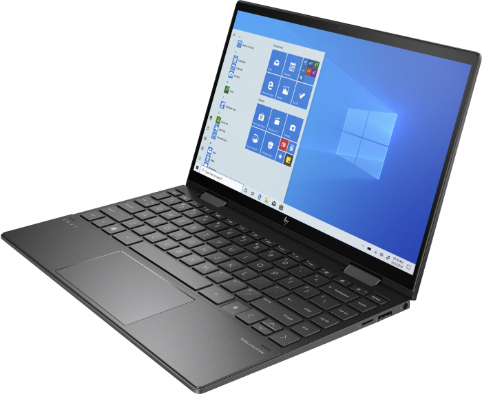 Laptop HP ENVY, 13.3" Full HD Touchscreen 2in1, Ryzen 5 4500U   pana la 4 GHz , 8 GB RAM, 512 GB SSD, Windows 10 Home, Black [2]