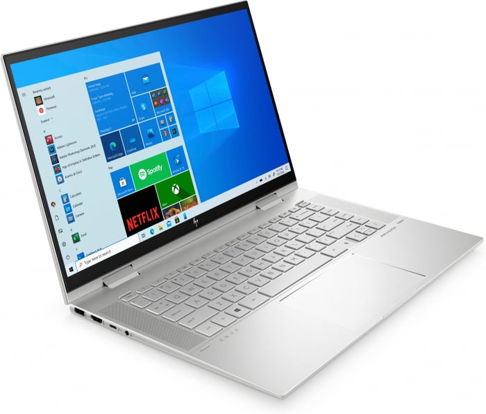 Laptop HP Envy, 15.6" Full HD Gorilla Glass, i5 1135G7   pana la 4.2 GHz , 8 GB RAM, 512 GB SSD, Windows 10 Home, Silver [3]