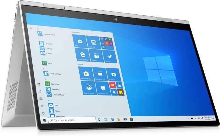 Laptop HP ENVY, 15.6" Full HD Touchscreen 2in1, i5 1135G7   pana la 4.2 GHz , 8 GB RAM, 512 GB SSD, Windows 10 Home, Silver [6]