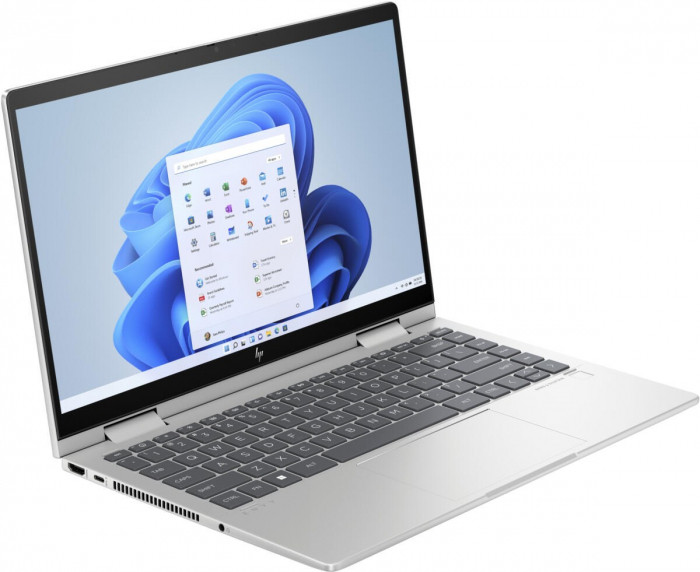 Laptop HP Envy x36 Hybrid (2-in-1), 14" Full HD Touchscreen, Intel® Core™ 5 120U pana la 5 GHz, 8 GB RAM DDR4 3200, 512 GB SSD, Intel Graphics, Windows 11 Home, Natural Silver [3]