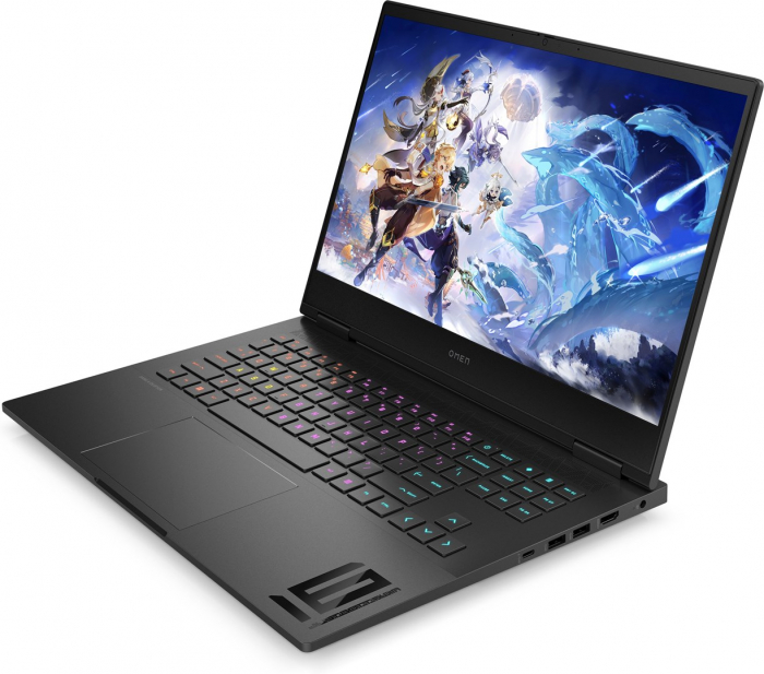 Laptop HP OMEN 16, 16.1" Full HD, Intel® Core™ i7 13620H pana la 4.9 GHz, 16 GB RAM DDR5 5200, 512 GB SSD, NVIDIA® GeForce® RTX 4060 8 GB, Bang & Olufsen, Windows 11 Home, Shadow Black [3]