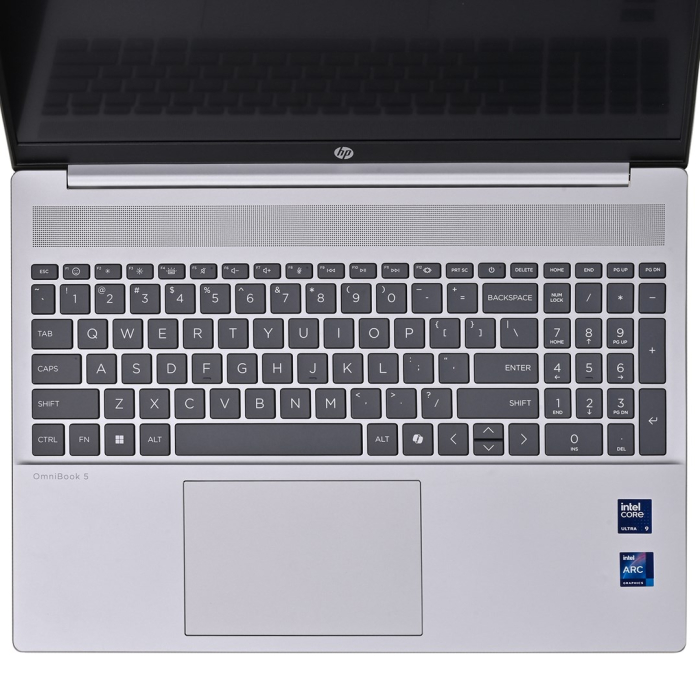 Laptop HP OmniBook 5, 16" WUXGA Touchscreen, Intel® Core™ Ultra 9 285H pana la 5.4 GHz, 32 GB RAM DDR5, 1 TB SSD, Intel Arc Graphics, Windows 11 Home, Silver [4]