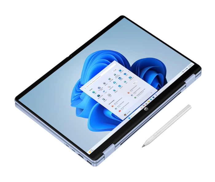 Laptop HP OmniBook 5 Flip, 14" 2K Touchscreen, Intel® Core™ 5 120U pana la 5 GHz, 16 GB RAM LPDDR5 5200, 512 GB SSD, Intel® Graphics, Windows 11 Home, Sky Blue [4]