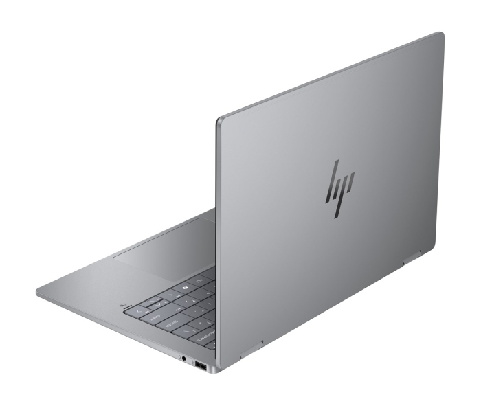Laptop HP OmniBook X Flip, 14" 2K Touchscreen, AMD Ryzen™ AI 5 340 pana la 4.8 GHz, 16 GB RAM LPDDR5x 7500, 512 GB SSD, AMD Radeon Graphics, Windows 11 Home, Meteor Silver [9]