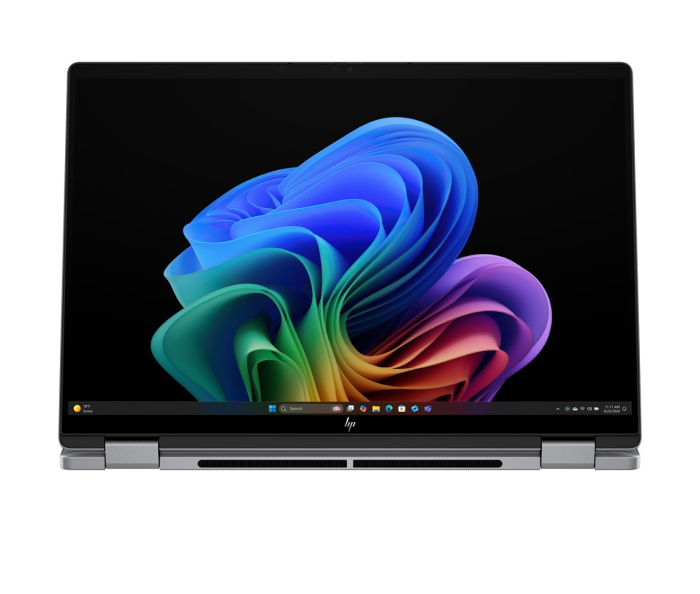 Laptop HP OmniBook X Flip, 14" 2K Touchscreen, AMD Ryzen™ AI 5 340 pana la 4.8 GHz, 16 GB RAM LPDDR5x 7500, 512 GB SSD, AMD Radeon Graphics, Windows 11 Home, Meteor Silver [8]