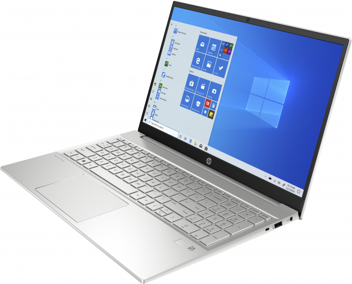 Laptop HP Pavilion, 15.6", AMD Ryzen 5 4500U  pana la 4 GHz  , 8 GB DDR4, 512 GB SSD, Wndows 10 Home, Silver [2]