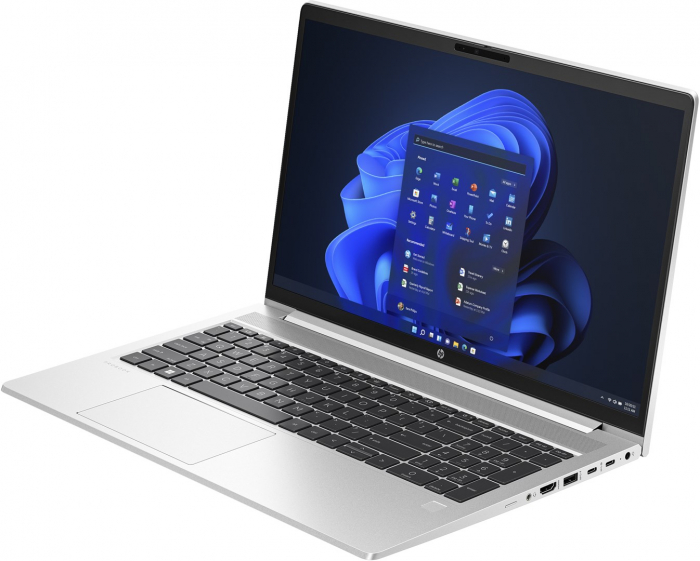 Laptop HP ProBook 450, 15.6" Full HD, Intel® Core™ i5 1335U pana la 4.6 GHz, 16 GB RAM DDR4 3200, 512 GB SSD, Intel® UHD Graphics, Windows 11 Pro, Pike Silver Aluminium [2]