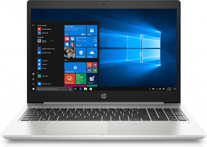 Laptop HP Probook 450 G7, 15.6" Full HD, i7 10510U  pana la 4.9 GHz  , 16 GB RAM, 512 GB SSD, Windows 10 Pro, Silver [1]