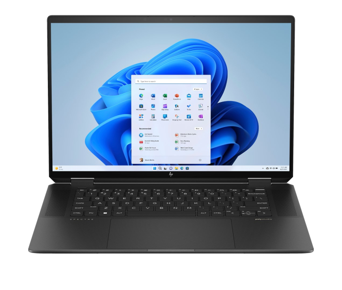 Laptop HP Spectre x360 16, 16" 3K Touchscreen, Intel® Core™ Ultra 7 155H pana la 4.8 GHz, 16 GB RAM LPDDR5x 6400, 1 TB SSD, NVIDIA® GeForce® RTX 4050 6 GB, Windows 11 Pro, Black [3]