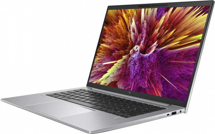 Laptop HP ZBook Firefly 14 G10, 14" Full HD+ Touchscreen, Intel® Core™ i5 1340P pana la 4.6 GHz, 16 GB RAM DDR5 5200, 512 GB SSD, Intel Iris Xᵉ Graphics, Bang & Olufsen, Windows 11 Pro, Silver [2]