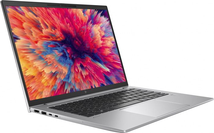 Laptop HP ZBook Firefly 14 G9, 14" WUXGA, Intel® Core™ i5 1245U pana la 4.4 GHz, 16 GB RAM DDR5 4800, 256 GB SSD, NVIDIA T550 4 GB, Bang & Olufsen, Windows 11 Pro, Silver [2]