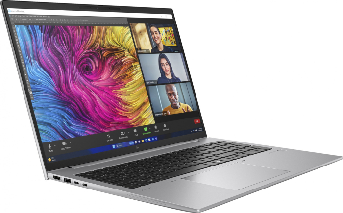 Laptop HP ZBook Firefly G11, 16" WUXGA Touchscreen, Intel® Core™ Ultra 5 135H pana la 4.6 GHz, 32 GB RAM DDR5 5600, 1 TB SSD, NVIDIA® RTX A500 4 GB, Windows 11 Pro, Silver [3]
