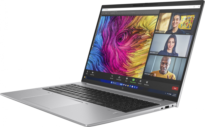 Laptop HP ZBook Firefly G11, 16" WUXGA Touchscreen, Intel® Core™ Ultra 5 135H pana la 4.6 GHz, 32 GB RAM DDR5 5600, 1 TB SSD, NVIDIA® RTX A500 4 GB, Windows 11 Pro, Silver [2]