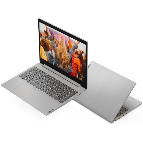 Laptop Lenovo IdeaPad 3, 15.6” Full HD, Intel® Core™ i3 1005G1 pana la 3.4 GHz, 4 GB DDR4, 128 GB SSD, Intel UHD Graphics, Platinum Grey [9]