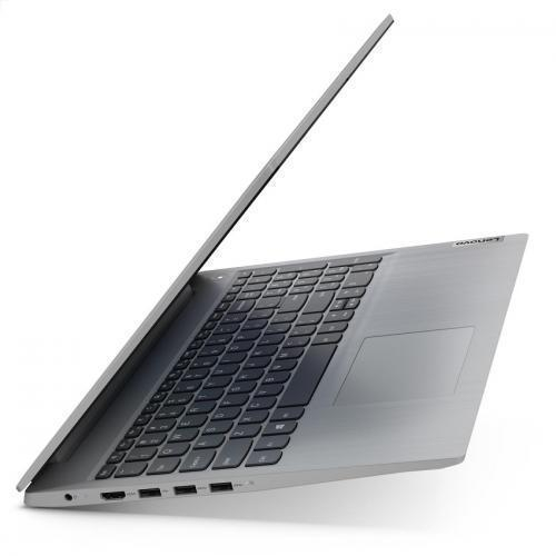 Laptop Lenovo IdeaPad 3, 15.6” Full HD, Intel® Core™ i3 1005G1 pana la 3.4 GHz, 4 GB DDR4, 128 GB SSD, Intel UHD Graphics, Platinum Grey [13]