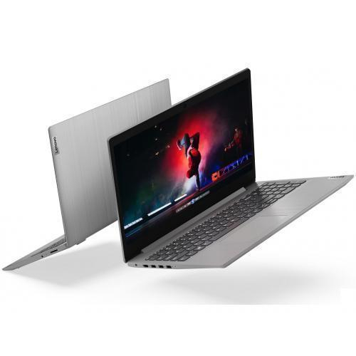Laptop Lenovo IdeaPad 3, 15.6” Full HD, Intel® Core™ i3 1005G1 pana la 3.4 GHz, 4 GB DDR4, 128 GB SSD, Intel UHD Graphics, Platinum Grey [8]