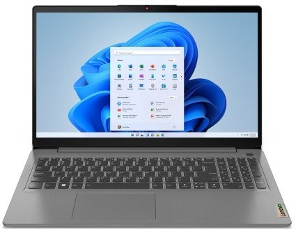 Laptop Lenovo IdeaPad 3, 15.6" Full HD, Intel® Core™ i3 1215U pana la 4.4 GHz, 8 GB RAM DDR4 3200, 256 GB SSD, Intel® UHD Graphics, Free Dos, Arctic Grey [1]
