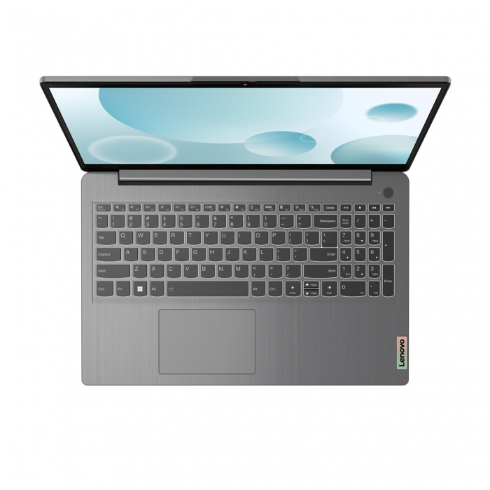 Laptop Lenovo IdeaPad 3, 15.6" Full HD, Intel® Core™ i3 1215U pana la 4.4 GHz, 8 GB RAM DDR4 3200, 256 GB SSD, Intel® UHD Graphics, Free Dos, Arctic Grey [4]