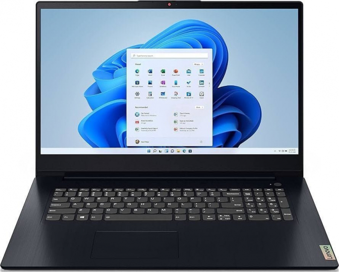 Laptop Lenovo IdeaPad 3, 17.3" Full HD, Intel® Core™ i5 1235U pana la 4.4 GHz, 8 GB RAM DDR4 3200, 512 GB SSD, Intel Iris Xᵉ Graphics, Windows 11 Home, Abyss Blue [1]