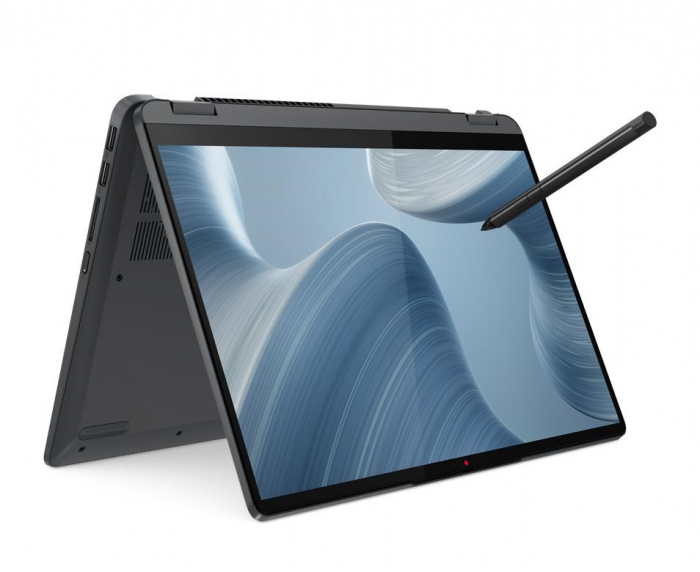 Laptop Lenovo IdeaPad Flex 5 Hybrid (2-in-1), 14" WUXGA Touchscreen, Intel® Core™ i3 1215U pana la 4.4 GHz, 8 GB RAM LPDDR4x 4266, 256 GB SSD, Intel® UHD Graphics, Free Dos, Storm Grey [2]