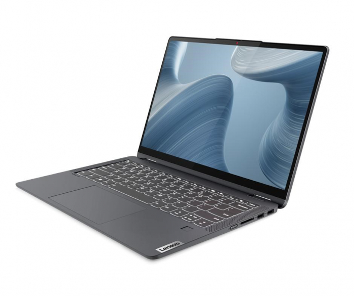 Laptop Lenovo IdeaPad Flex 5 Hybrid (2-in-1), 14" WUXGA Touchscreen, Intel® Core™ i3 1215U pana la 4.4 GHz, 8 GB RAM LPDDR4x 4266, 256 GB SSD, Intel® UHD Graphics, Free Dos, Storm Grey [3]