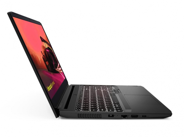 Laptop Lenovo IdeaPad Gaming 3, 15.6" Full HD, AMD Ryzen™ 5 5500H pana la 4.2 GHz, 16 GB RAM DDR4 3200, 512 GB SSD, NVIDIA® GeForce® RTX 2050 4 GB, Free Dos, Shadow Black [3]