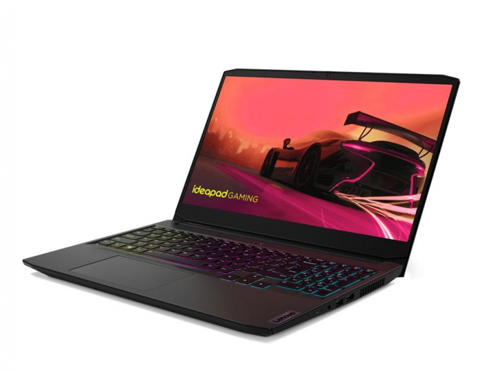 Laptop Lenovo IdeaPad Gaming 3, 15.6" Full HD, AMD Ryzen™ 5 5500H pana la 4.2 GHz, 16 GB RAM DDR4 3200, 512 GB SSD, NVIDIA® GeForce® RTX 2050 4 GB, Free Dos, Shadow Black [2]