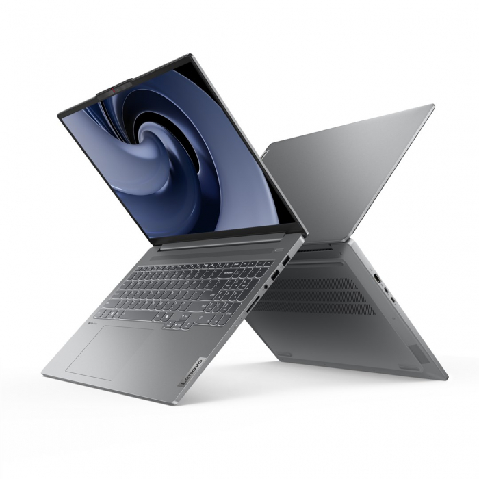 Laptop Lenovo IdeaPad Pro 5, 16" 2K Touchscreen, Intel® Core™ Ultra 9 185H pana la 5.1 GHz, 32 GB RAM LPDDR5x 7467, 1 TB SSD, NVIDIA® GeForce® RTX 4050 6 GB, Windows 11 Home, Arctic Grey [7]