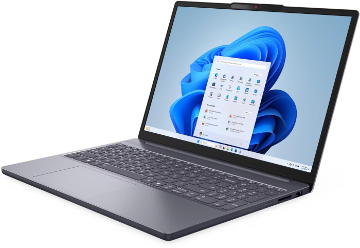 Laptop Lenovo IdeaPad Slim 3, 15.3" WUXGA, AMD Ryzen™ 5 150 pana la 4.55 GHz, 16 GB RAM DDR5, 512 GB SSD, AMD Radeon, Free Dos, Luna Grey [2]
