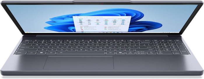 Laptop Lenovo IdeaPad Slim 3, 15.3" WUXGA, AMD Ryzen™ 5 7535HS pana la 4.55 GHz, 16 GB RAM DDR5 4800, 512 GB SSD, AMD Radeon 660M, Free Dos, Luna Grey [5]