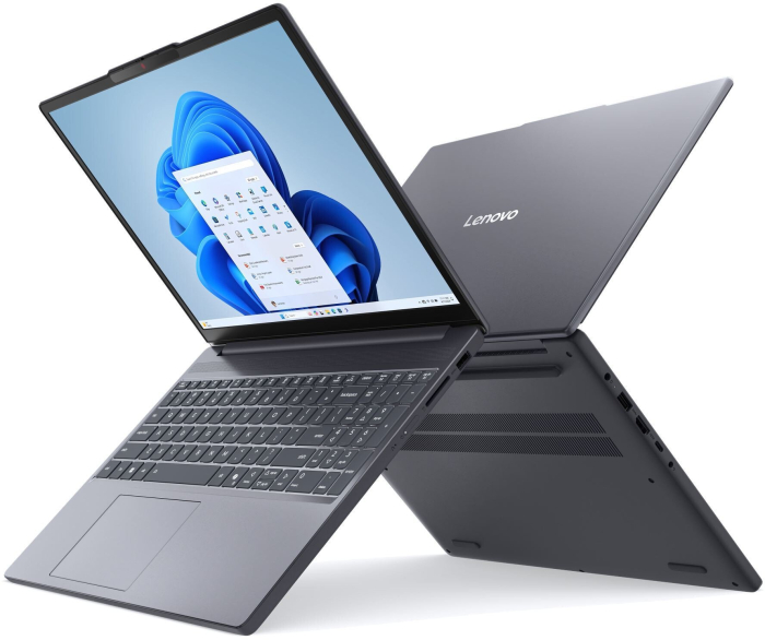 Laptop Lenovo IdeaPad Slim 3, 15.3" WUXGA, AMD Ryzen™ 5 7535HS pana la 4.55 GHz, 16 GB RAM DDR5 4800, 512 GB SSD, AMD Radeon 660M, Free Dos, Luna Grey [6]