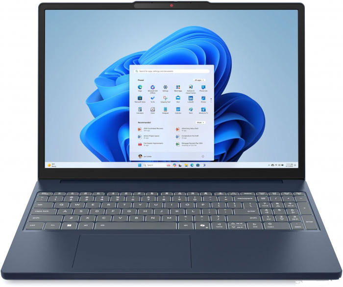 Laptop Lenovo IdeaPad Slim 3, 15.3" WUXGA, Intel® Core™ i5 13420H pana la 4.6 GHz, 16 GB RAM DDR5 4800, 512 GB SSD, Intel® UHD Graphics, Windows 11 Home, Cosmic Blue [1]
