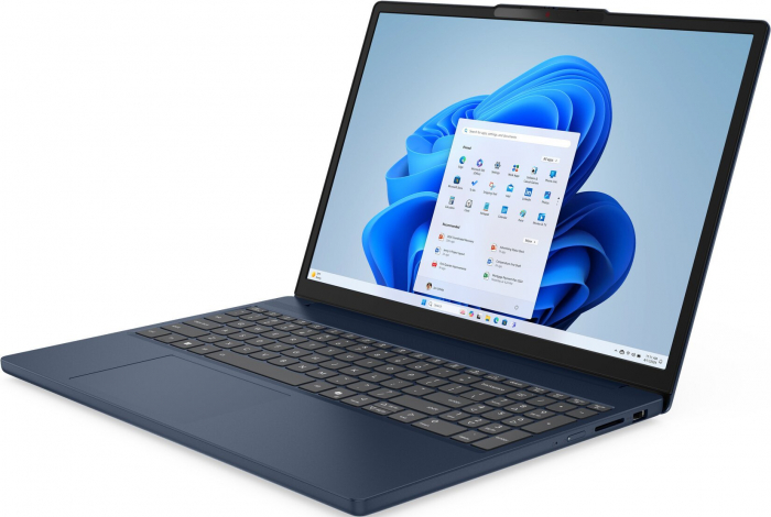 Laptop Lenovo IdeaPad Slim 3, 15.3" WUXGA, Intel® Core™ i5 13420H pana la 4.6 GHz, 16 GB RAM DDR5 4800, 512 GB SSD, Intel® UHD Graphics, Windows 11 Home, Cosmic Blue [2]