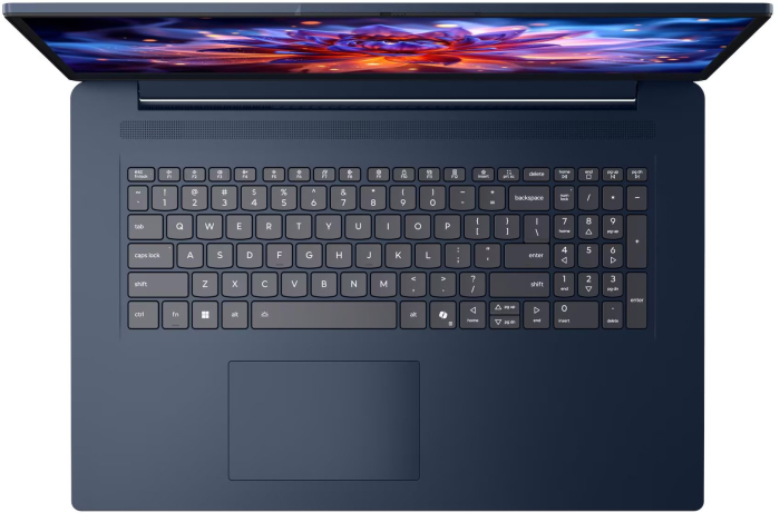 Laptop Lenovo IdeaPad Slim 3i, 17.3" Full HD, Intel® Core™ 5 320 pana la 4.6 GHz, 16 GB RAM DDR5 5600, 512 GB SSD, Intel® Graphics, Free Dos, Cosmic Blue [4]