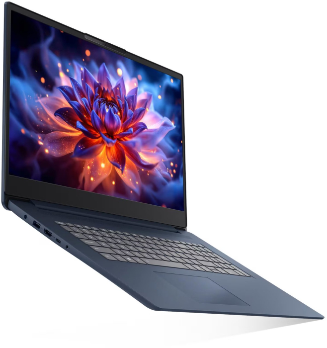 Laptop Lenovo IdeaPad Slim 3i, 17.3" Full HD, Intel® Core™ 5 320 pana la 4.6 GHz, 16 GB RAM DDR5 5600, 512 GB SSD, Intel® Graphics, Free Dos, Cosmic Blue [3]