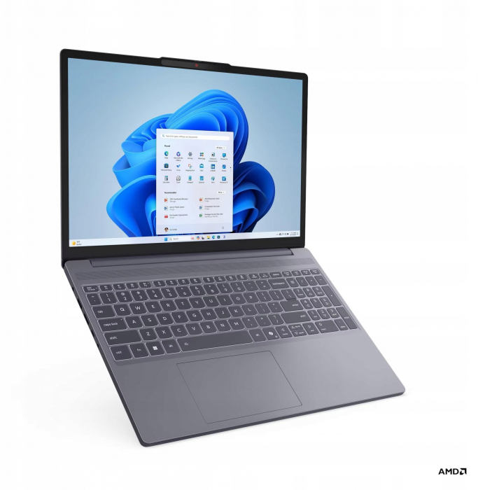 Laptop Lenovo IdeaPad Slim 5, 15.3" WUXGA, AMD Ryzen™ 5 7533HS pana la 4.45 GHz, 24 GB RAM LPDDR5x 4800, 512 GB SSD, AMD Radeon 660M, Windows 11 Home, Luna Grey [2]