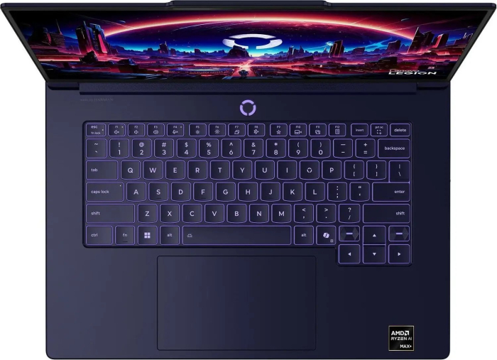 Laptop Lenovo Legion 7, 15.3" WQXGA, AMD Ryzen™ AI Max+ 392 pana la 5 GHz, 64 GB RAM LPDDR5x 8000, 1 TB SSD, AMD Radeon Graphics, Windows 11 Home, Blue [4]