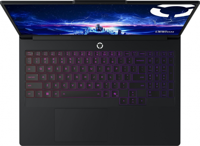Laptop Lenovo Legion Pro 7, 16" WQXGA, Intel® Core™ Ultra 9 275HX pana la 5.4 GHz, 64 GB RAM DDR5 6400, 2 TB SSD, NVIDIA® GeForce® RTX 5080 16 GB, Free Dos, Eclipse Black [4]
