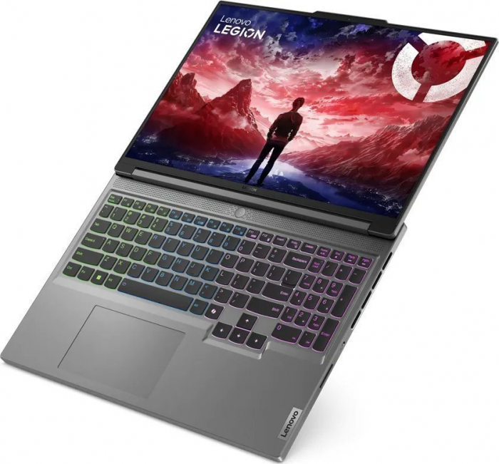Laptop Lenovo Legion Slim 5, 16" WQXGA, AMD Ryzen™ 7 8845 pana la 5.1 GHz, 32 GB RAM DDR5 5600, 1 TB SSD, NVIDIA® GeForce® RTX 4060 8 GB, Free Dos, Luna Grey [3]