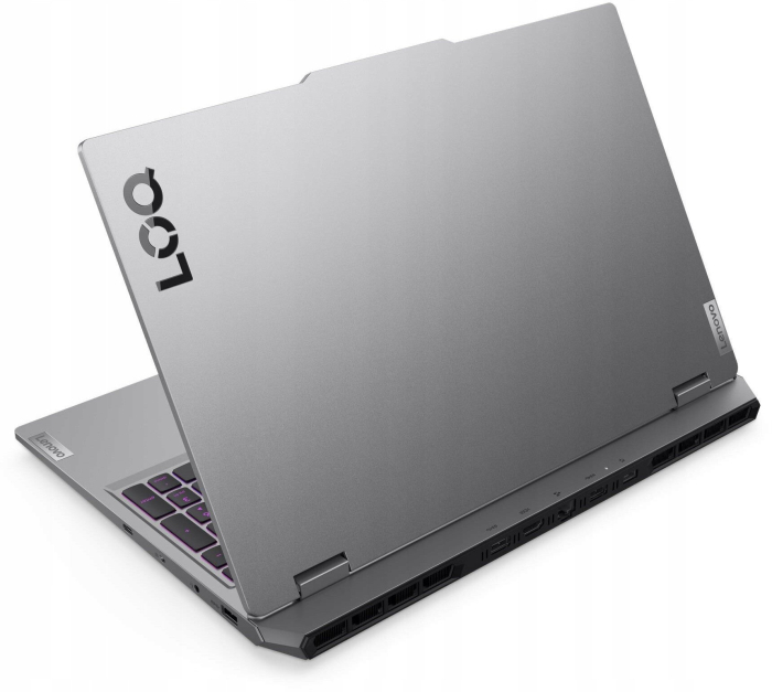 Laptop Lenovo LOQ, 15.6" Full HD, AMD Ryzen™ 5 220 pana la 4.9 GHz, 32 GB RAM DDR5 5600, 512 GB SSD, NVIDIA® GeForce® RTX 5050 8 GB, Free Dos, Luna Grey [8]