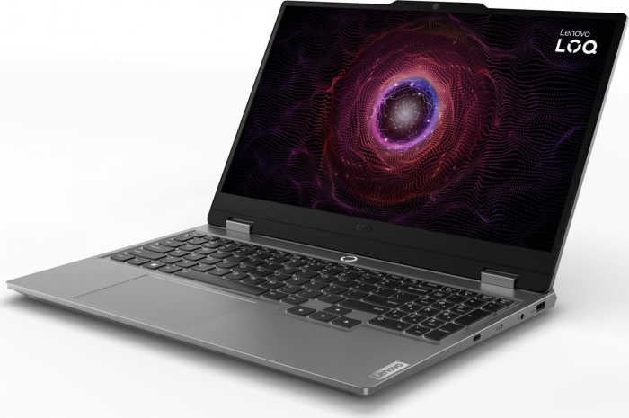 Laptop Lenovo LOQ, 15.6" Full HD, AMD Ryzen™ 5 8645HS pana la 5 GHz, 16 GB RAM LPDDR5x 5600, 512 GB SSD, NVIDIA® GeForce® RTX 4060 8 GB, Free Dos, Luna Grey [2]