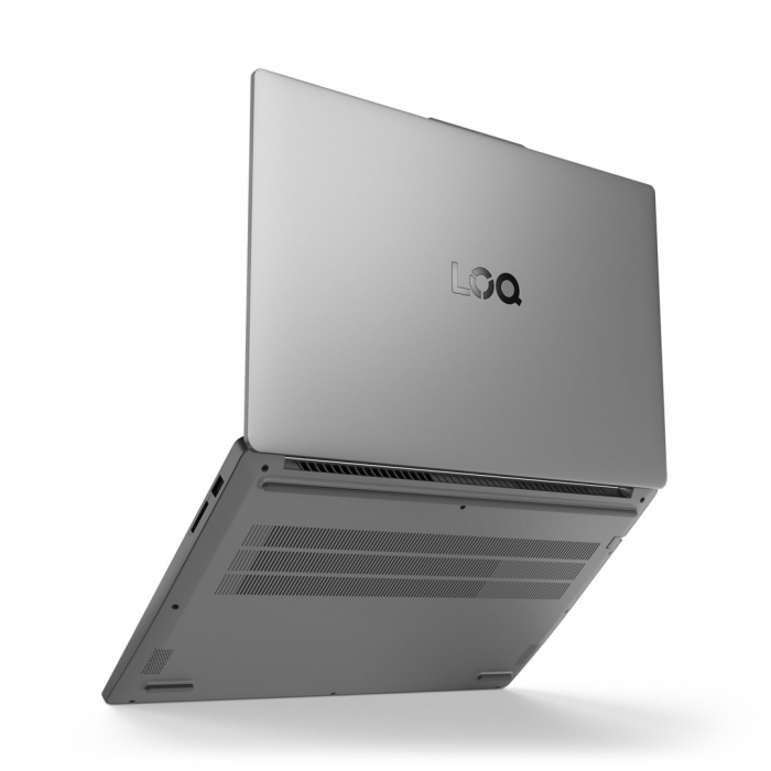 Laptop Lenovo LOQ, 15.6" Full HD, Intel® Core™ i5 12450HX pana la 4.4 GHz, 16 GB RAM DDR5 4800, 512 GB SSD, NVIDIA® GeForce® RTX 2050 4 GB, Free Dos, Luna Grey [6]