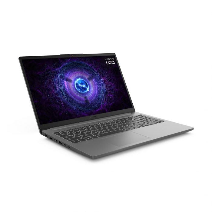 Laptop Lenovo LOQ, 15.6" Full HD, Intel® Core™ i5 12450HX pana la 4.4 GHz, 16 GB RAM DDR5 4800, 512 GB SSD, NVIDIA® GeForce® RTX 2050 4 GB, Free Dos, Luna Grey [2]