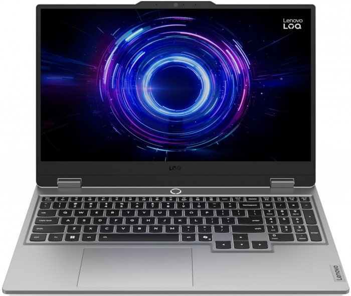 Laptop Lenovo LOQ, 15.6" Full HD, Intel® Core™ i5 13450HX pana la 4.6 GHz, 16 GB RAM DDR5 4800, 1 TB SSD, NVIDIA® GeForce® RTX 5050 8 GB, Windows 11 Home, Luna Grey [1]