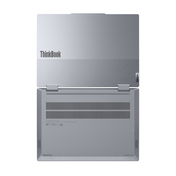Laptop Lenovo ThinkBook 14, 14" WUXGA Touchscreen, Intel® Core™ Ultra 7 255U pana la 5.2 GHz, 16 GB RAM DDR5 5600, 512 GB SSD, Intel® Graphics, Windows 11 Pro, Luna Grey [8]