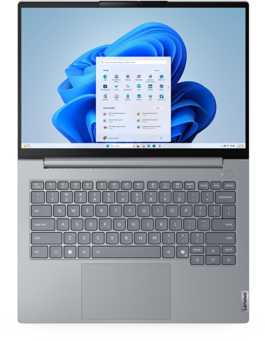 Laptop Lenovo ThinkBook 14 G9 IRL, 14" Full HD, Intel® Core™ 5 210H pana la 4.8 GHz, 16 GB RAM DDR5 5600, 512 GB SSD, Intel® Graphics, Windows 11 Pro, Arctic Grey [4]