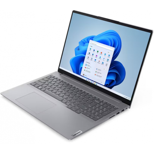 Laptop Lenovo ThinkBook 16, 16" WUXGA, Intel® Core™ i7 13700H pana la 5 GHz, 16 GB RAM DDR5 5200, 512 GB SSD, Intel Iris Xᵉ Graphics, Windows 11 Pro, Arctic Grey [2]
