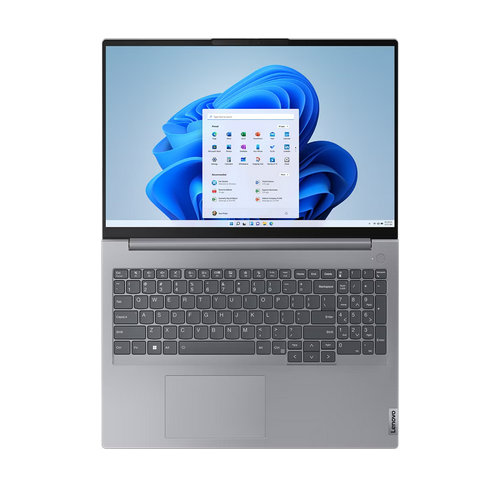 Laptop Lenovo ThinkBook 16, 16" WUXGA, Intel® Core™ i7 13700H pana la 5 GHz, 16 GB RAM DDR5 5200, 512 GB SSD, Intel Iris Xᵉ Graphics, Windows 11 Pro, Arctic Grey [4]